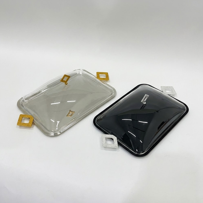 طبق تقديم كيك بغطاء كبير