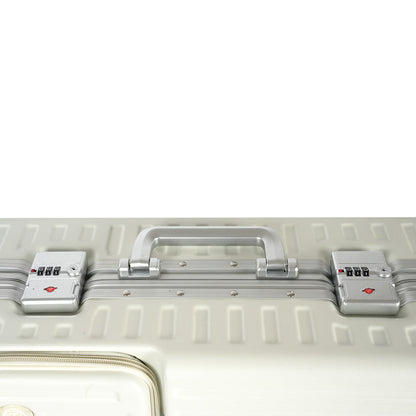 حقيبة سفر بإطار من الألومنيوم مع قفل إدارة أمن النقل، 3 قطع