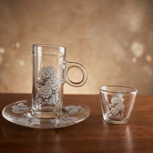 طقم استكانة وفنجان 18قطعة