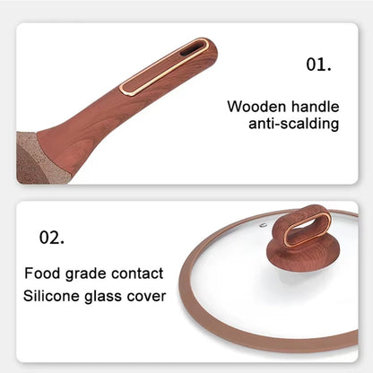 مجموعة أواني طهي من الجرانيت 15 قطعة