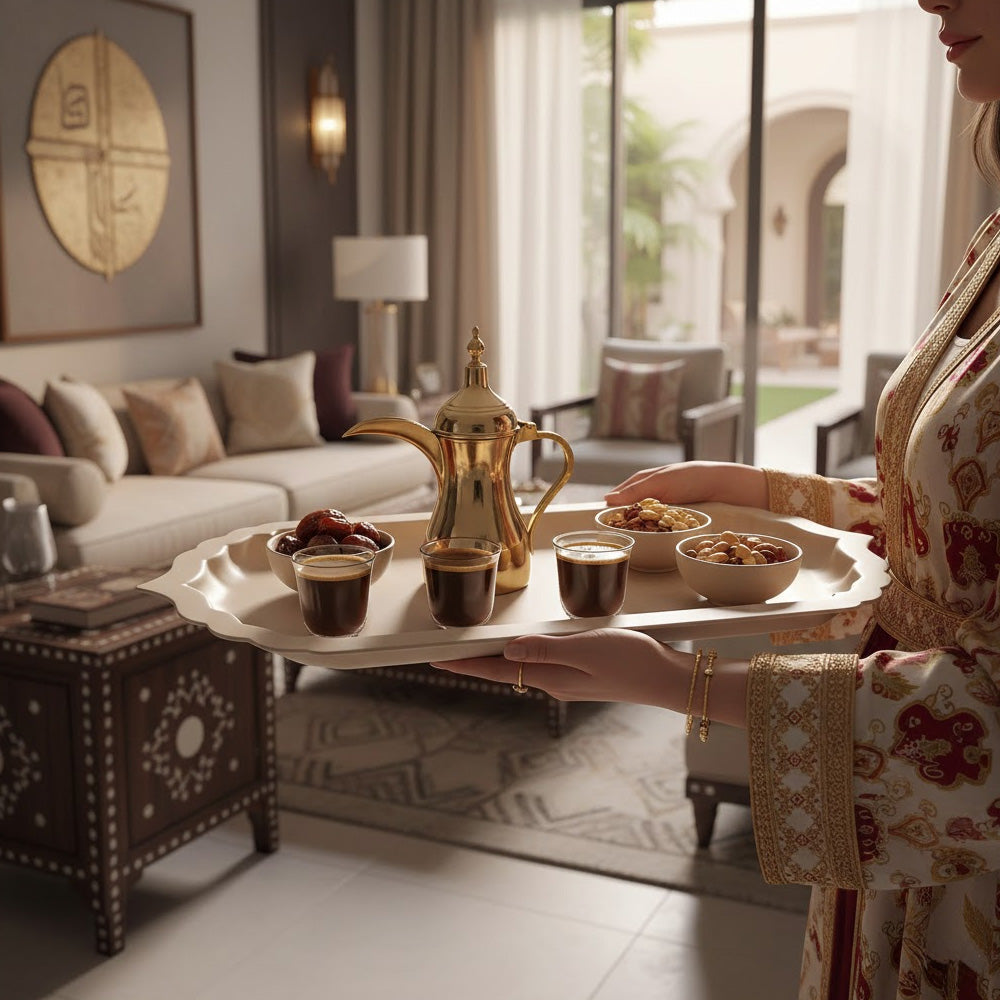 صينية تقديم مستطيلة- كبير