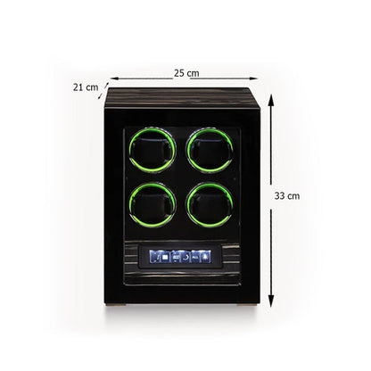 علبة لف ساعات فاخرة متعددة