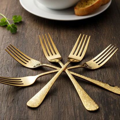 شوكة مائدة مزركشة فاخرة