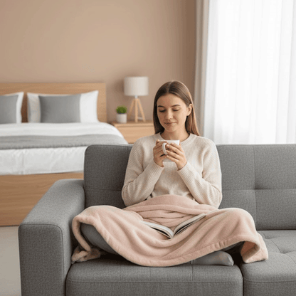 بطانية قطيفة ناعمة فاخرة وردي