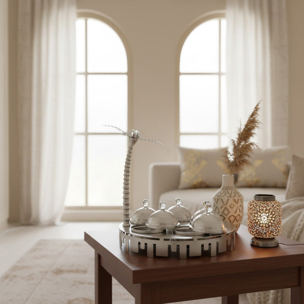 طقم تقديم مزخرف