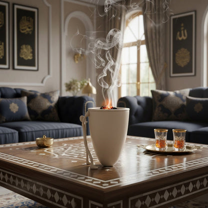 مبخرة بخور حديثة من الفولاذ