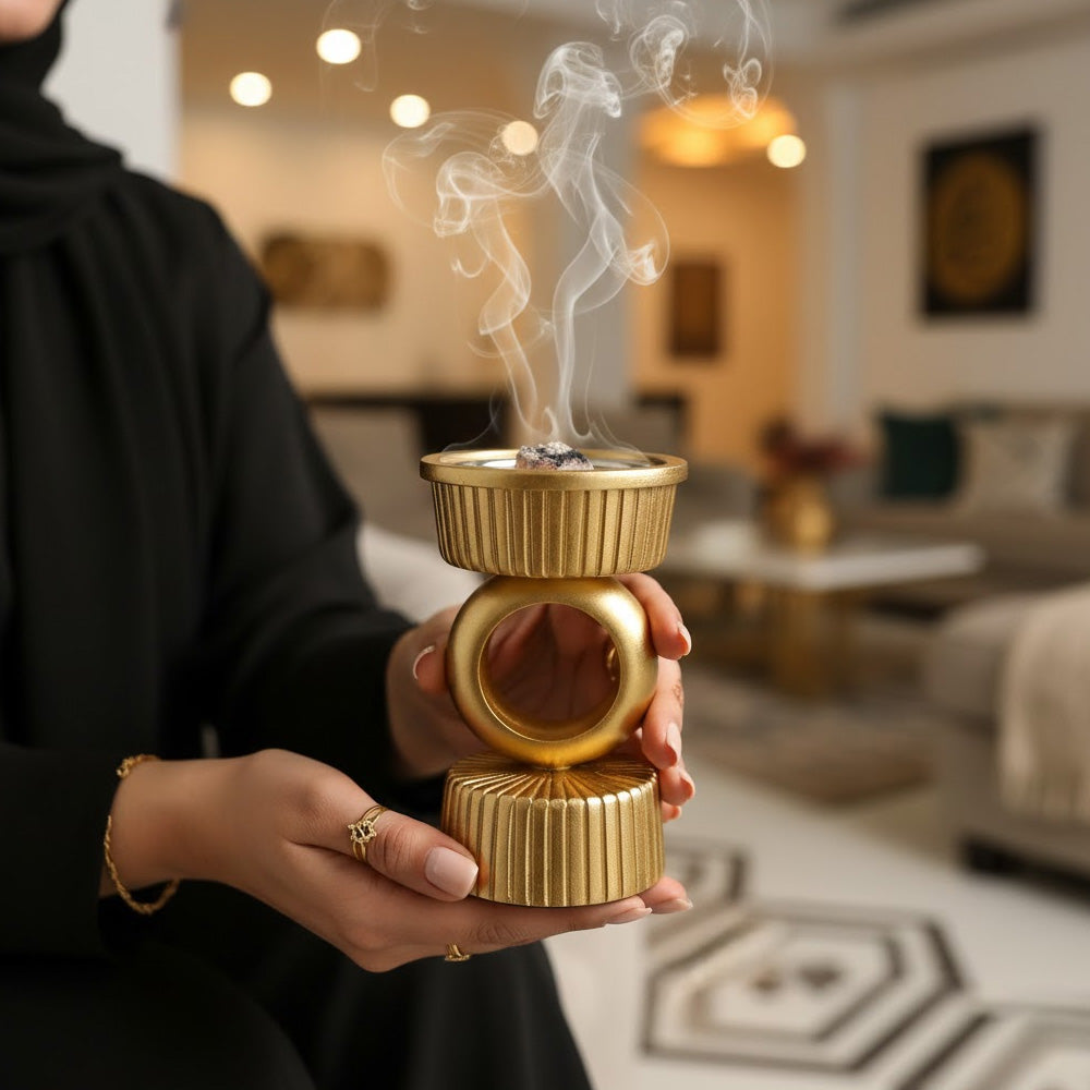 مبخرة من الفولاذ المنحوت