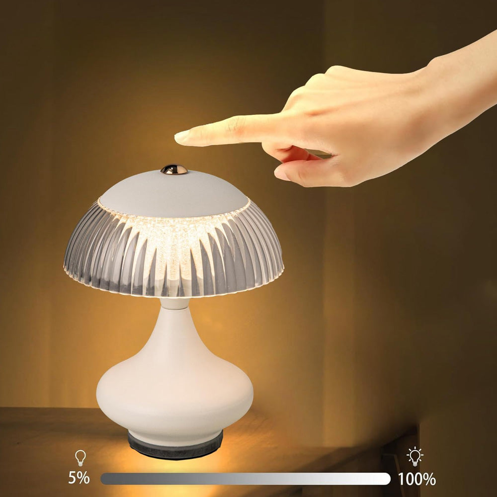 مصباح طاولة لاسلكي LED قابل لإعادة الشحن