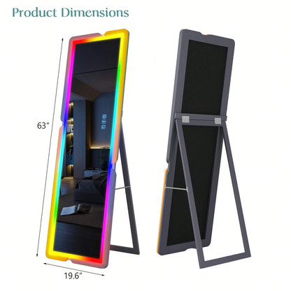 مرآة مع ضوء LED