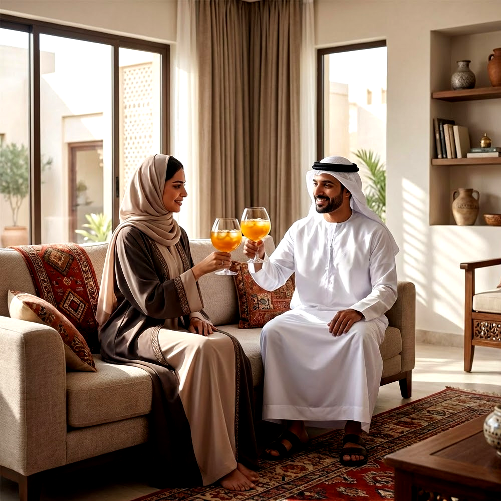 طقم كؤوس زجاج شفاف