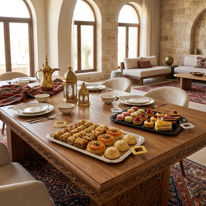 طبق تقديم كيك بغطاء كبير