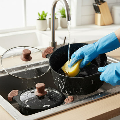 مجموعة أواني طهي من الجرانيت