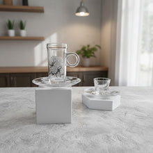 طقم استكانة وفنجان 18قطعة