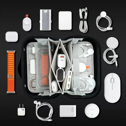 حقيبة صلبة  الكابلات وأدوات الماكياج