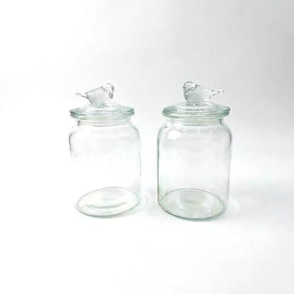 طقم برطمانات تخزين زجاجية