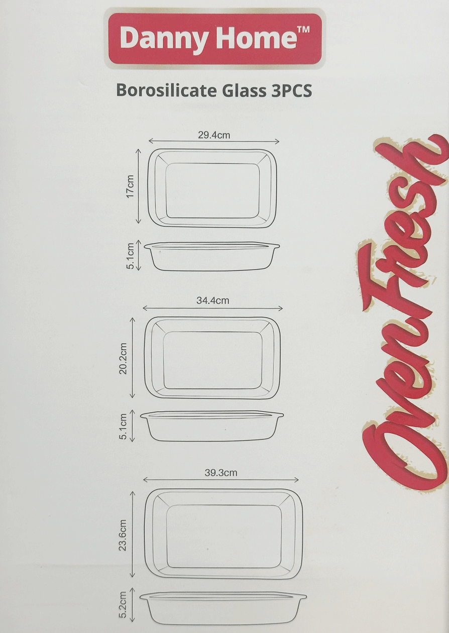قوالب فرن من البورسليكات