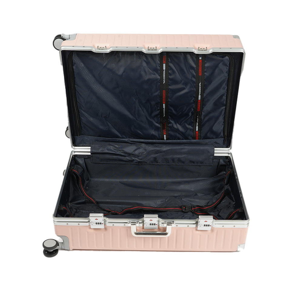 حقيبة سفر بإطار من الألومنيوم مع قفل إدارة أمن النقل، 3 قطع