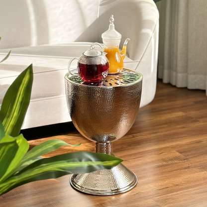 دوة و شواية معدنية على شكل كأس