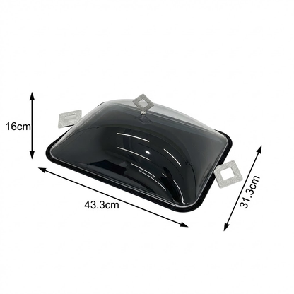 طبق تقديم كيك بغطاء كبير