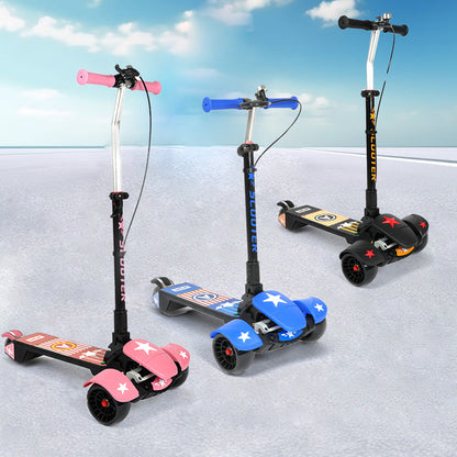 سكوتر للأطفال، قابل للطي وتعديل