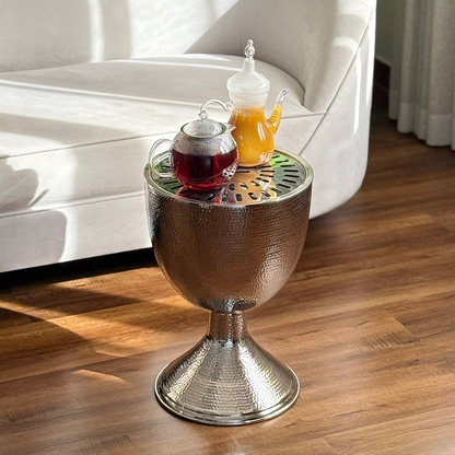 دوة و شواية معدنية على شكل كأس