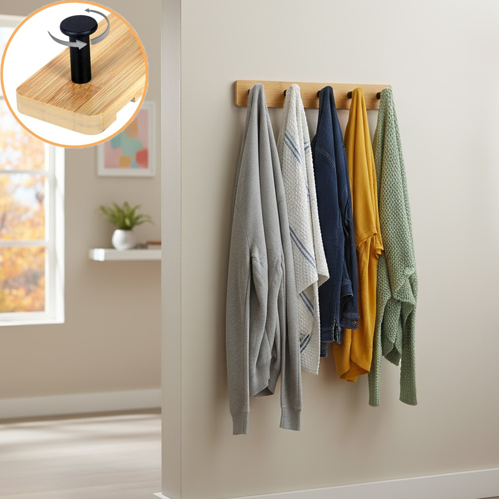 علاقة حائط خشبية راقية