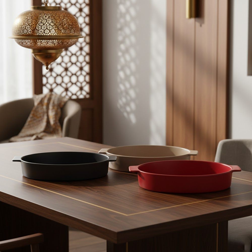 صينية فرن سيراميك عميقة