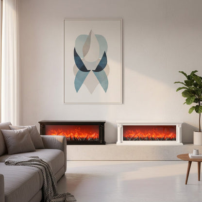 إضاءة ديكور على شكل مدفأة الحطب