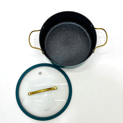 قدر طهي  بغطاء زجاجي