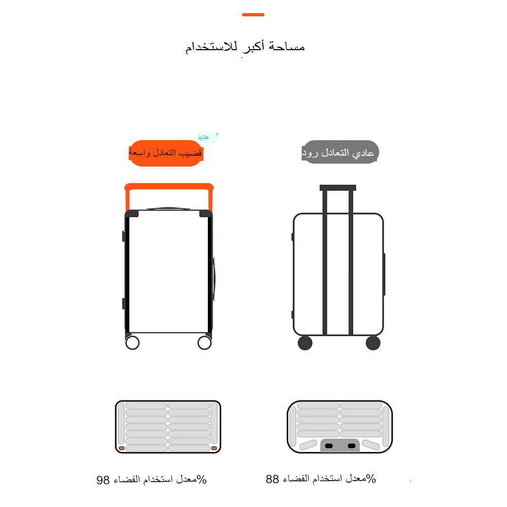 حقيبة سفر خفيفة الوزن متعددة الوظائف 20 أو 24 بوصة