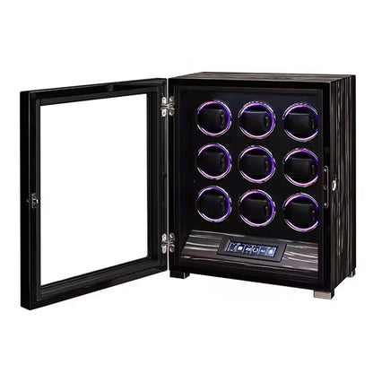 علبة لف ساعات فاخرة متعددة