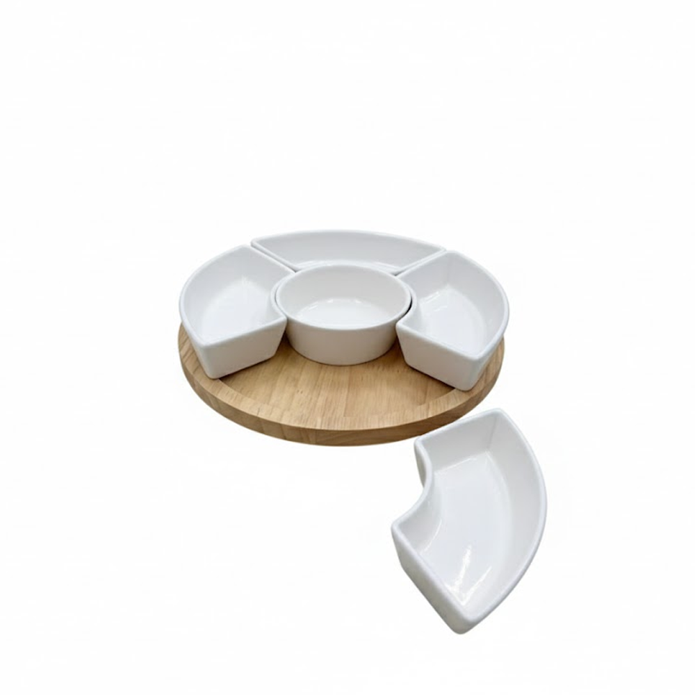 طقم تقديم مكسرات وضيافة