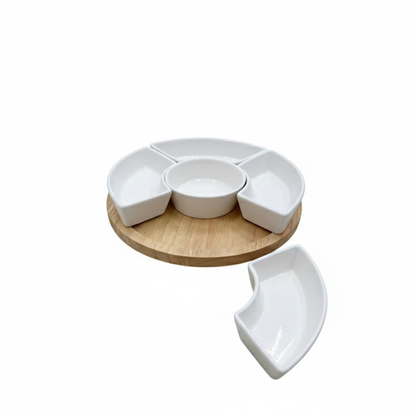 طقم تقديم مكسرات وضيافة