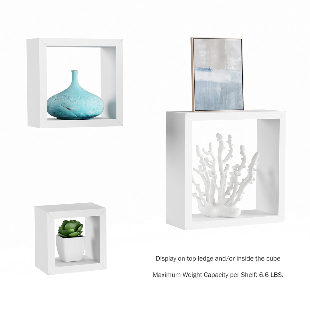 طقم أرفف حائط ديكور 3 قطع