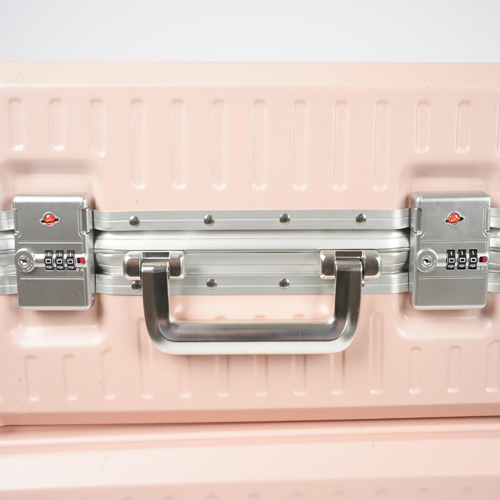 حقيبة سفر بإطار من الألومنيوم مع قفل إدارة أمن النقل، 3 قطع