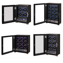 علبة لف ساعات فاخرة متعددة