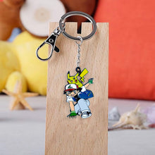 سلسلة مفاتيح بتصميم بوكيمون آش وبيكاتشو