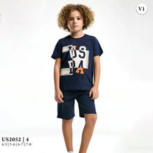 طقم ولادى كنزة بطبعة