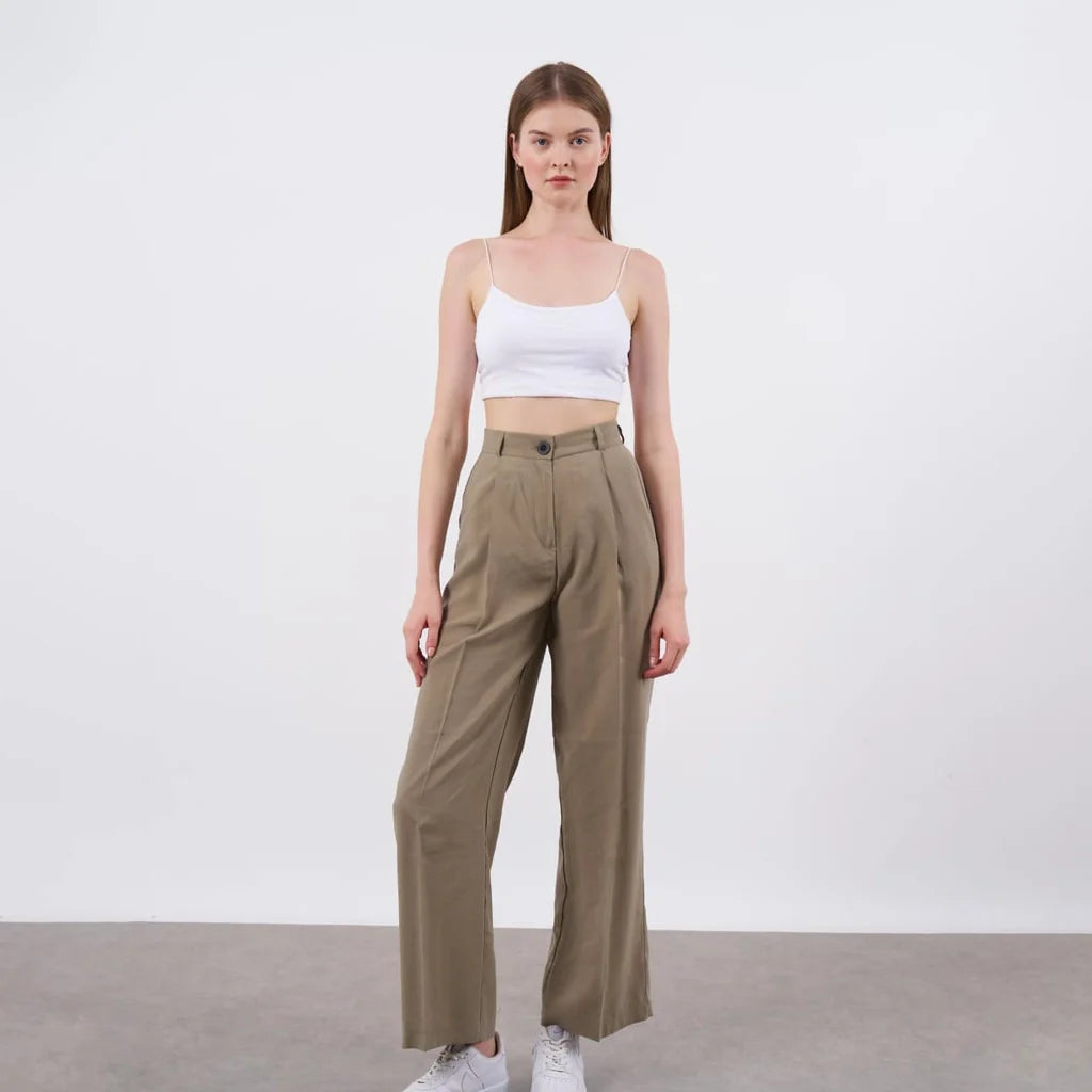 بنطلون نسائى بزر