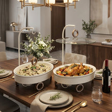 سخان بوفيه بيضاوي بغطاء معلق