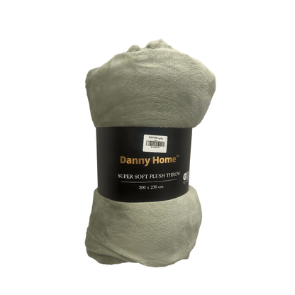 بطانية قطيفة فاخرة ناعمة سادة 230سم