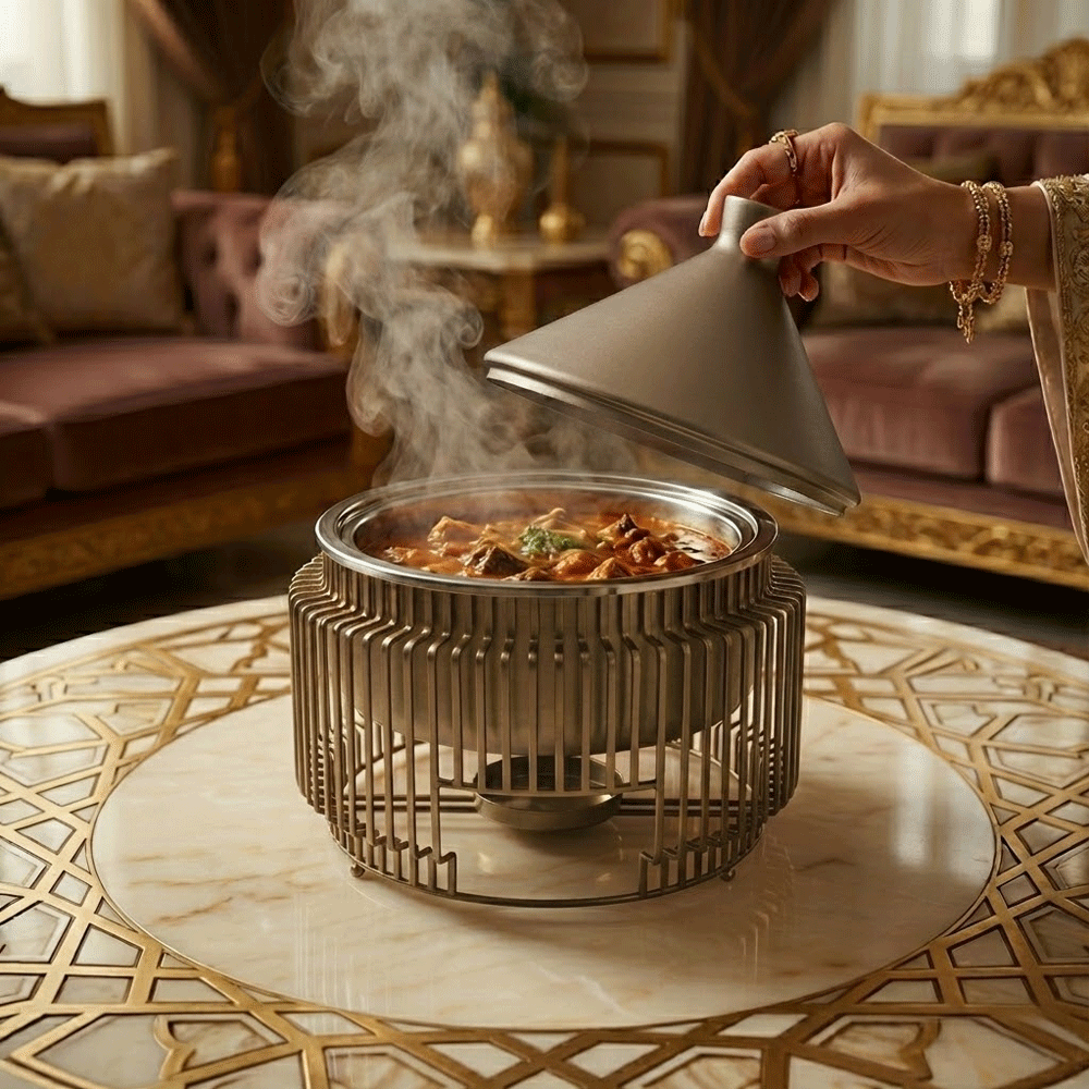 سخان طعام بتصميم هرمي