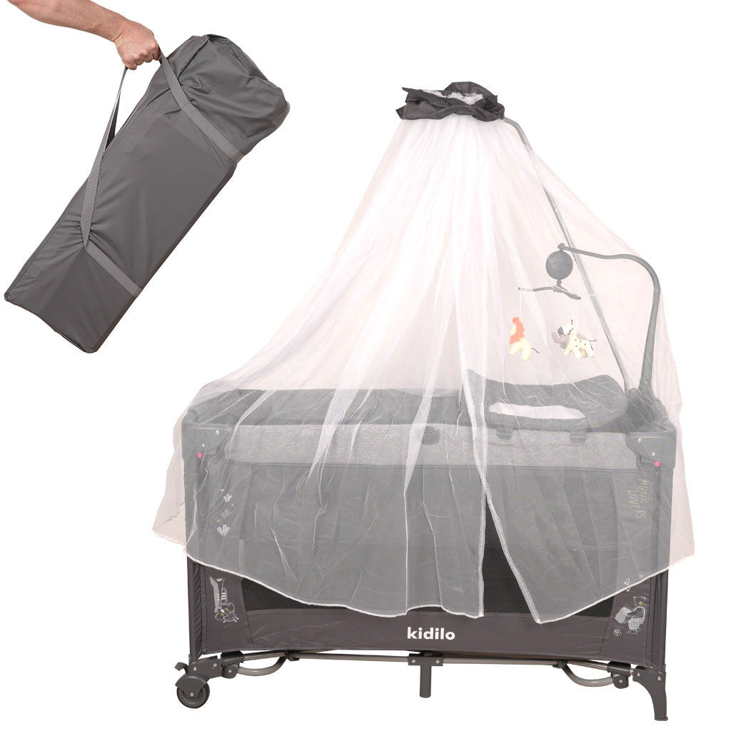 Kidilo  سرير أطفال وحباسة لعب موديل