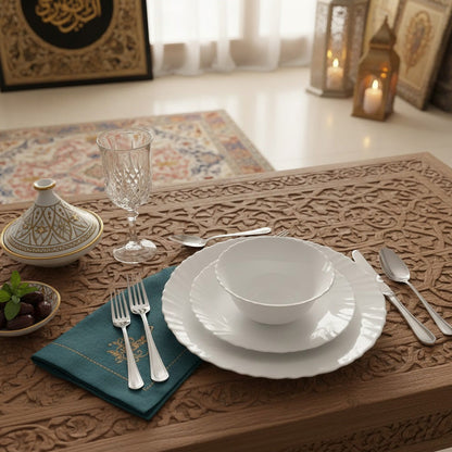 طقم سفرة من 24 قطعة