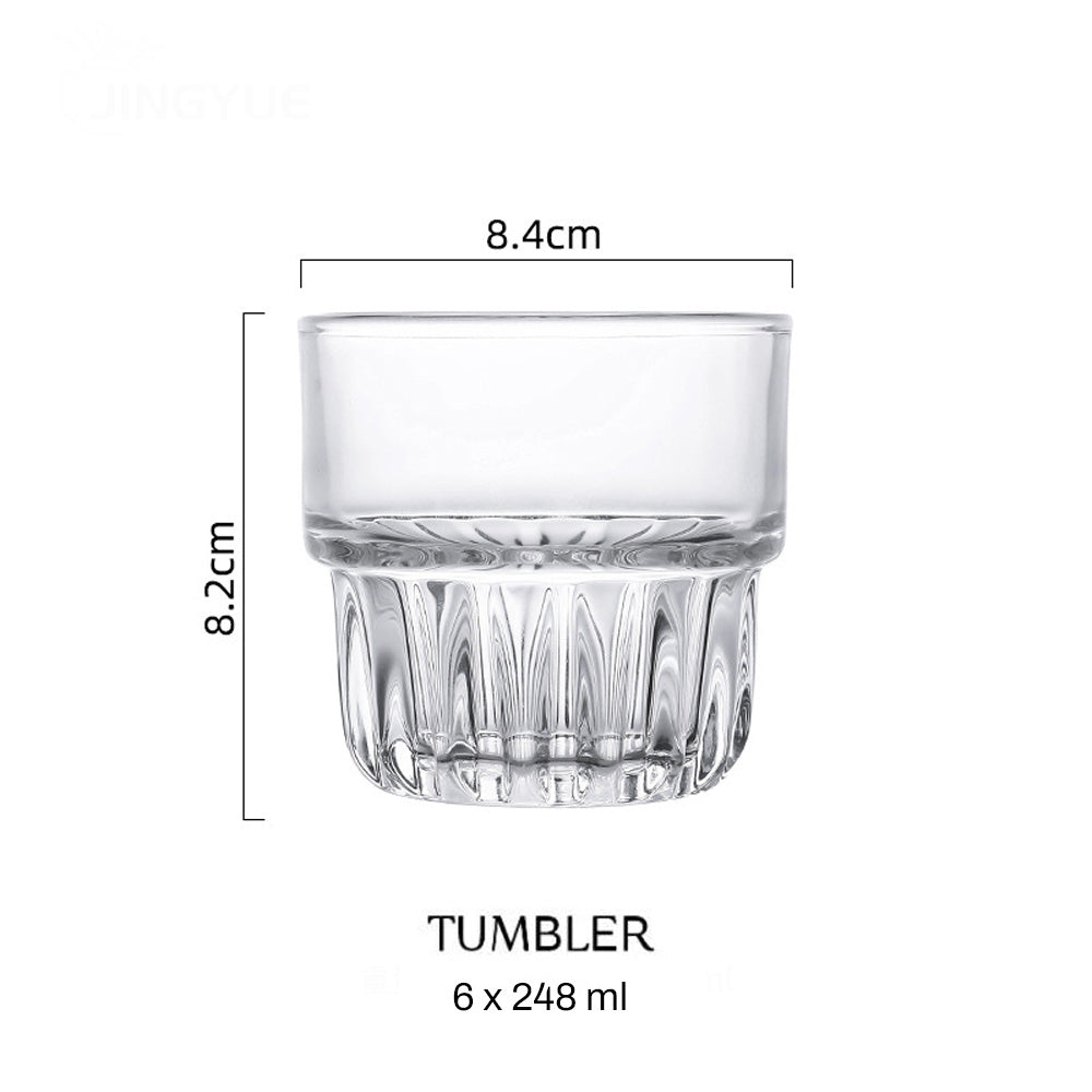 طقم أكواب – 6 × 248 مل