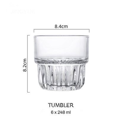 طقم أكواب – 6 × 248 مل