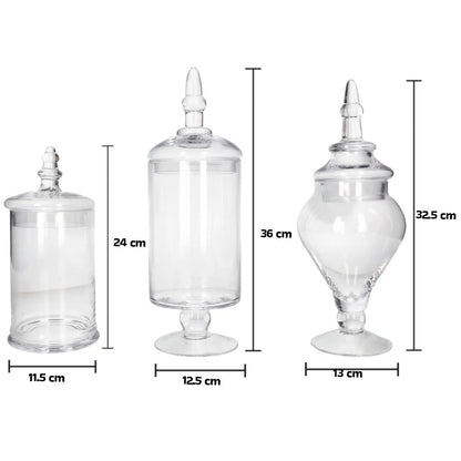 مجموعة برطمانات تخزين – 3 قطع