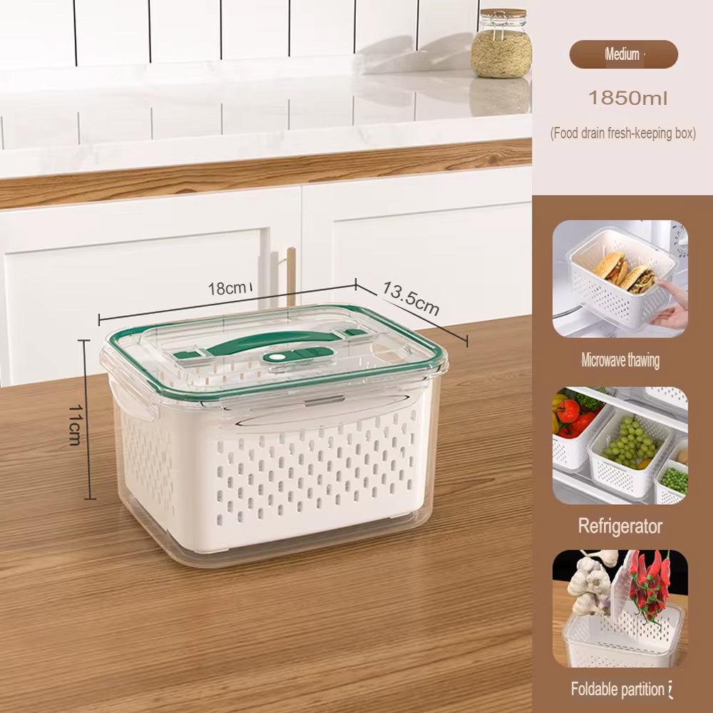 صندوق تخزين محكم الإغلاق مع غطاء صمام هواء