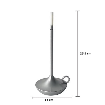 مصباح طاولة جيني  - فضي