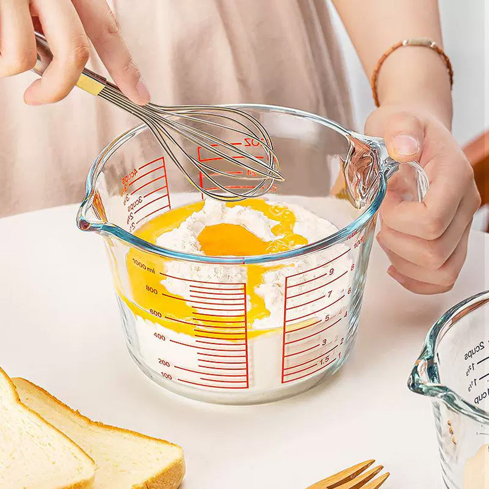 كوب قياس زجاجي مقاوم للحرارة